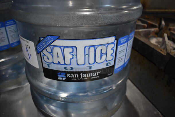 2 San Jamar SafTice Blue Poly Ice Buckets. 14x11x17.5. 2 Times Your Bid! - Image 4 of 5