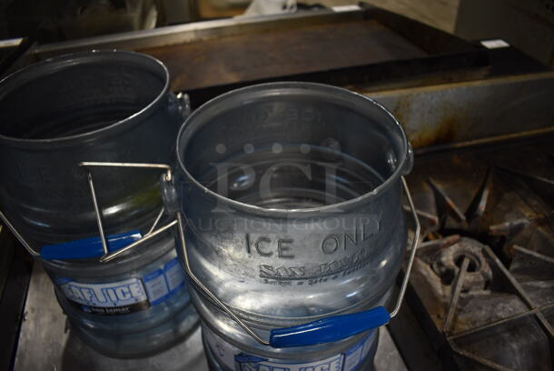 2 San Jamar SafTice Blue Poly Ice Buckets. 14x11x17.5. 2 Times Your Bid! - Image 5 of 5