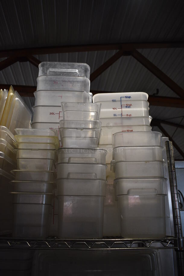 ALL ONE MONEY! Lot of 5 Tiers Worth of Various Items Including Poly Bins and Dish Caddies. Does NOT Include The Shelving Unit. - Image 3 of 8