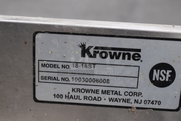 Krowne 18-18ST Stainless Steel Commercial Single Bay Sink. 18x17.5x32 - Image 4 of 7
