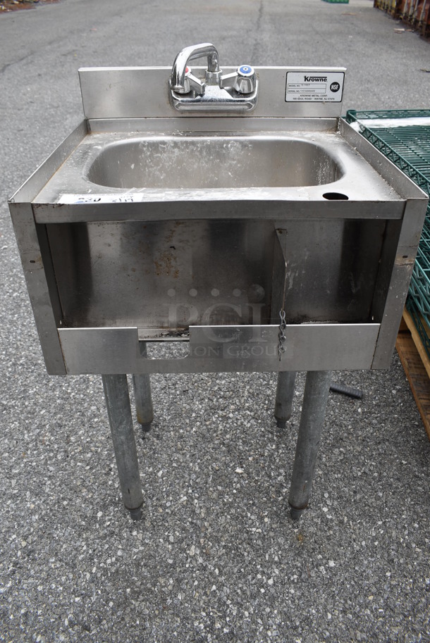 Krowne 18-18ST Stainless Steel Commercial Single Bay Sink. 18x17.5x32 - Image 5 of 7
