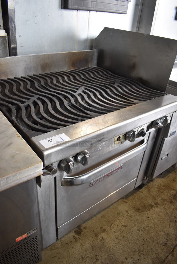 Southbend Stainless Steel Commercial Natural Gas Powered 6 Burner Range w/ Oven. 36.5x34x42 - Image 5 of 6
