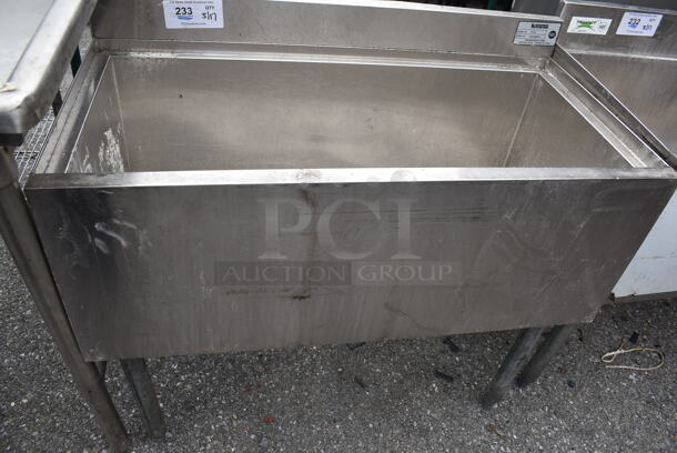 Krowne 18-36 Stainless Steel Commercial Ice Bin. 36x18x33 - Image 3 of 4
