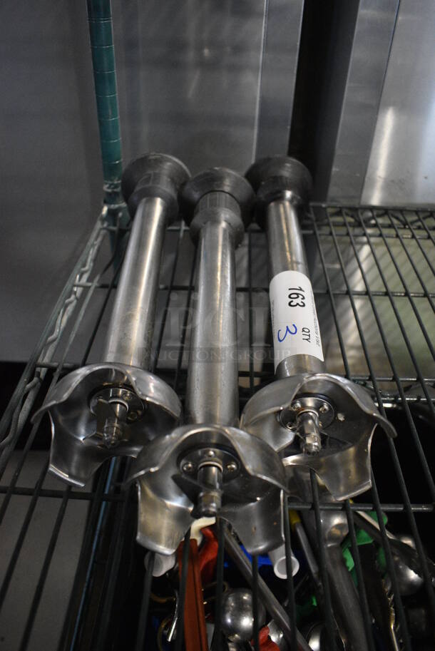 3 Stainless Steel Commercial Immersion Blades. 3.5x3.5x15. 3 Times Your Bid! - Image 3 of 4