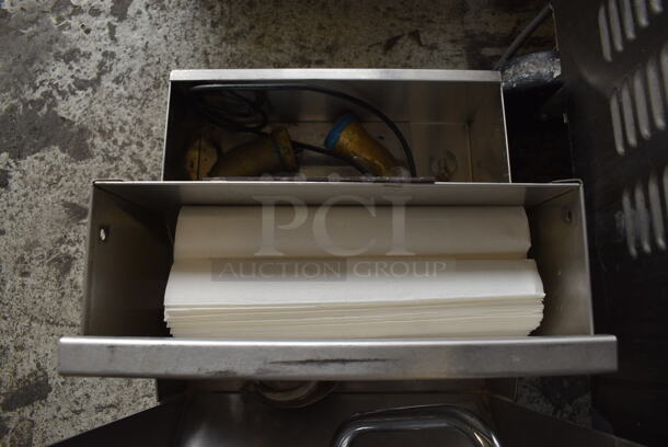 Stainless Steel Commercial Single Bay Wall Mount Sink w/ Faucet, Handles and Over Shelf. 12x16x30 - Image 4 of 6