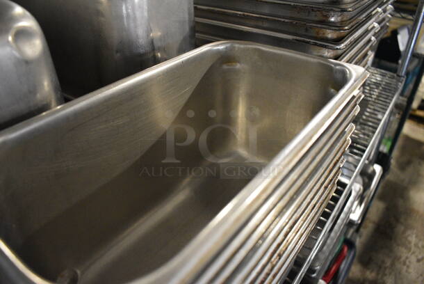 32 Stainless Steel 1/3 Size Drop In Bins. 1/3x6. 32 Times Your Bid! - Image 3 of 3