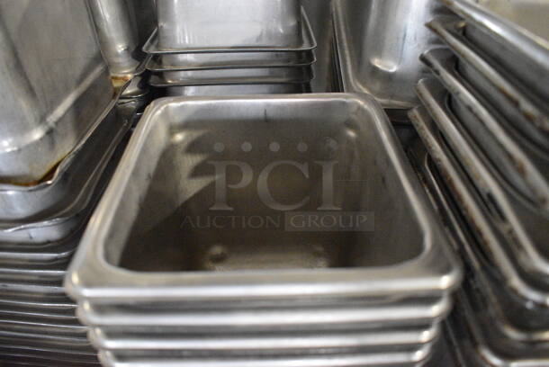 17 Stainless Steel 1/6 Size Drop In Bins. 1/6x6. 17 Times Your Bid! - Image 2 of 3