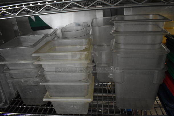 ALL ONE MONEY! Tier Lot of Various Items Including Poly Bins and Lids - Image 3 of 5