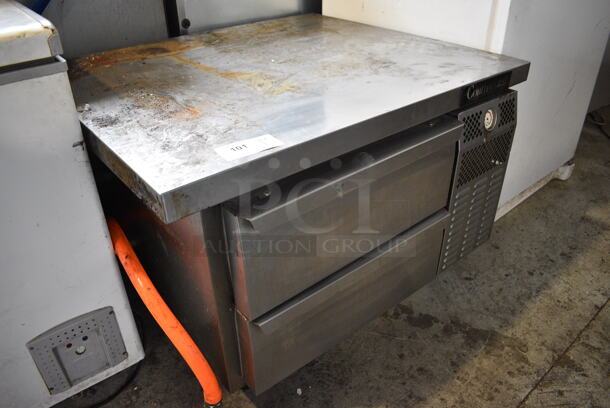 Continental Stainless Steel Commercial 2 Drawer Chef Base on Commercial Casters. 115 Volts, 1 Phase. 39x35x26. Tested and Powers On But Temps at 45 Degrees - Image 3 of 5