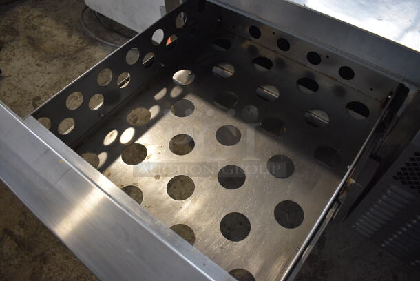 Continental Stainless Steel Commercial 2 Drawer Chef Base on Commercial Casters. 115 Volts, 1 Phase. 39x35x26. Tested and Powers On But Temps at 45 Degrees - Image 4 of 5