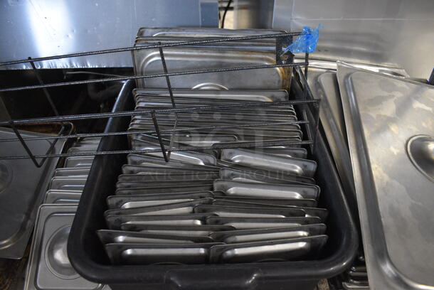 ALL ONE MONEY! Tier Lot of Various Items Including Stainless Steel Drop In Bin Lids - Image 4 of 6