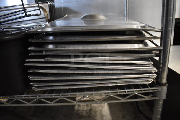 ALL ONE MONEY! Tier Lot of Various Items Including Stainless Steel Drop In Bin Lids - Image 6 of 6