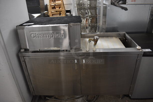 Champion CG4R Stainless Steel Commercial Glass Washer. 230 Volts. 48x23x33 - Image 1 of 8