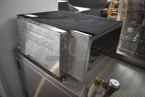 Champion CG4R Stainless Steel Commercial Glass Washer. 230 Volts. 48x23x33 - Image 4 of 8
