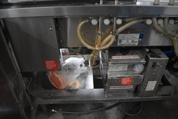 Champion CG4R Stainless Steel Commercial Glass Washer. 230 Volts. 48x23x33 - Image 8 of 8