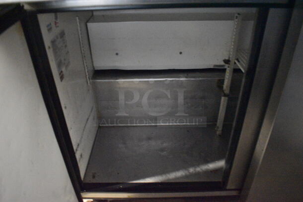 True TSSU-48-18M-B Stainless Steel Commercial Sandwich Salad Prep Table Bain Marie Mega Top on Commercial Casters. 115 Volts, 1 Phase. 48x34x47. Tested and Working! - Image 6 of 7