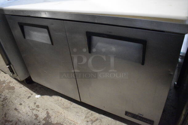 True TSSU-48-12 Stainless Steel Commercial Sandwich Salad Prep Table Bain Marie Mega Top on Commercial Casters. 115 Volts, 1 Phase. 48x30x43. Tested and Working! - Image 3 of 7