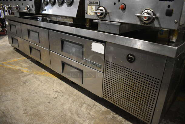 2017 True TRCB-110 Stainless Steel Commercial 6 Drawer Chef Base on Commercial Casters. 115 Volts, 1 Phase. 108x30.5x25.5. Tested and Working! - Image 5 of 6
