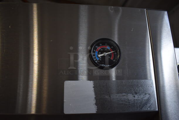 True TG1F-1S Stainless Steel Commercial Single Door Reach In Freezer w/ Poly Coated Racks on Commercial Casters. 115 Volts, 1 Phase. 29x35x83. Tested and Working! - Image 3 of 6