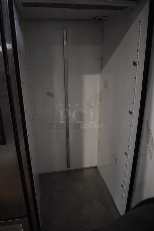 True TG1F-1S Stainless Steel Commercial Single Door Reach In Freezer w/ Poly Coated Racks on Commercial Casters. 115 Volts, 1 Phase. 29x35x83. Tested and Working! - Image 4 of 6