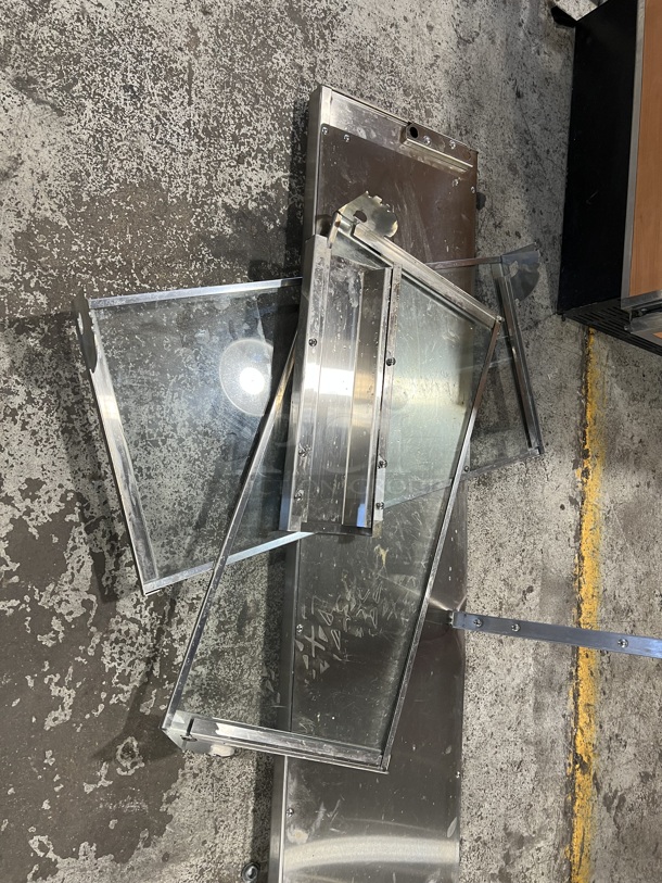 Stainless Steel Commercial Sneeze Guard. 64x13x18 - Image 4 of 5
