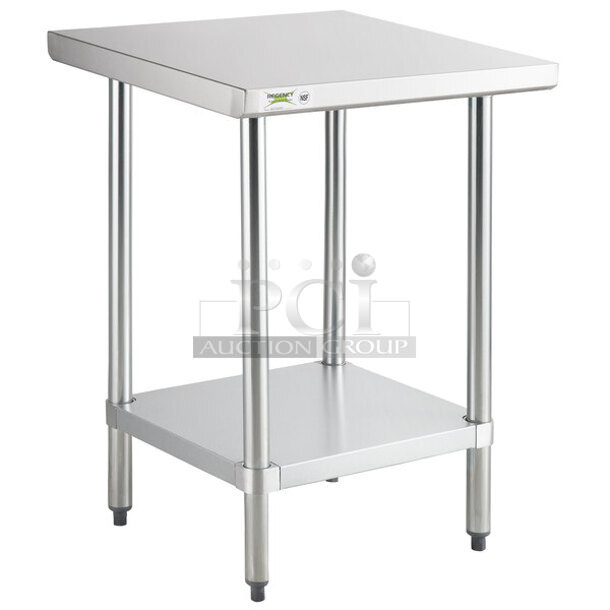 BRAND NEW SCRATCH AND DENT! Regency 600T2424G Stainless Steel Table - Image 1 of 4