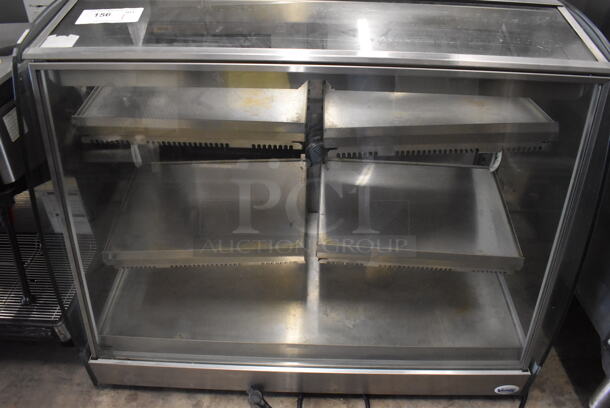 Vendo Stainless Steel Commercial Countertop Warming Display Case Merchandiser. 115 Volts, 1 Phase. 35x20x29. Tested and Powers On But Does Not Get Warm - Image 6 of 6