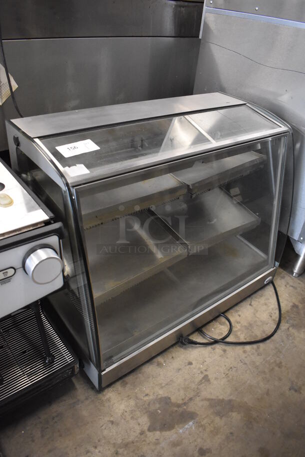 Vendo Stainless Steel Commercial Countertop Warming Display Case Merchandiser. 115 Volts, 1 Phase. 35x20x29. Tested and Powers On But Does Not Get Warm - Image 3 of 6