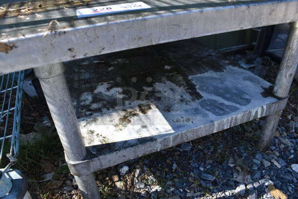 Stainless Steel Equipment Stand w/ Metal Under Shelf. 30x30x20 - Image 4 of 4