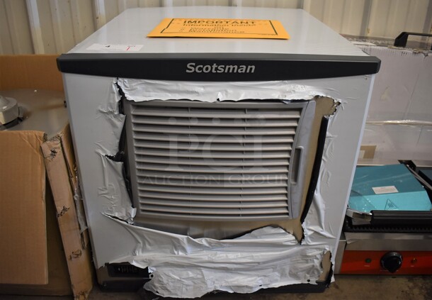 BRAND NEW! Scotsman Prodigy Series C0322MA-1E Stainless Steel Commercial Medium Cube Ice Head. 115 Volts, 1 Phase. 22.5x25x23. Tested and Working! - Image 1 of 7