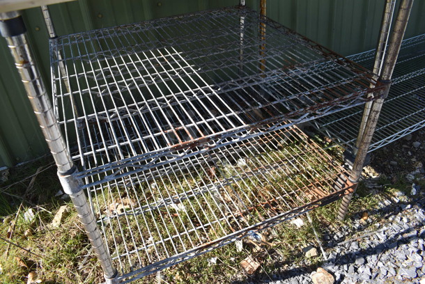 Stainless Steel Table w/ 2 Wire Under Shelves. 30x33x33 - Image 4 of 4