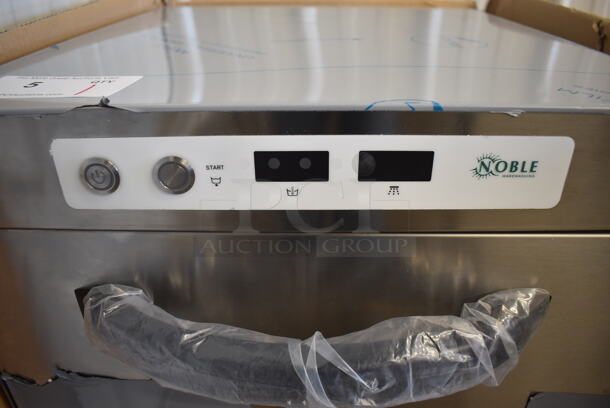 BRAND NEW SCRATCH AND DENT! 2022 Noble 495HTGW22 Stainless Steel Commercial High Temperature Hi Temp Undercounter Glass Washer. 208/240 Volts, 1 Phase. 18.5x21.5x30.5 - Image 4 of 10