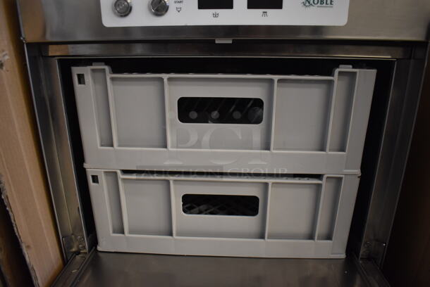 BRAND NEW SCRATCH AND DENT! 2022 Noble 495HTGW22 Stainless Steel Commercial High Temperature Hi Temp Undercounter Glass Washer. 208/240 Volts, 1 Phase. 18.5x21.5x30.5 - Image 5 of 10