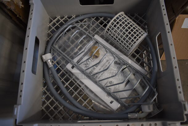 BRAND NEW SCRATCH AND DENT! 2022 Noble 495HTGW22 Stainless Steel Commercial High Temperature Hi Temp Undercounter Glass Washer. 208/240 Volts, 1 Phase. 18.5x21.5x30.5 - Image 7 of 10