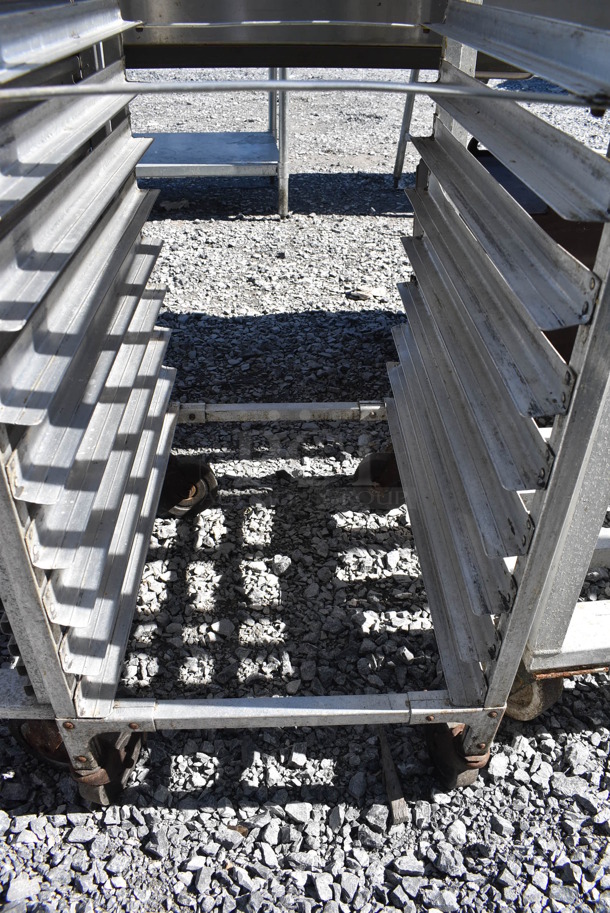 Metal Commercial Pan Transport Rack on Commercial Casters. 20.5x27.5x67 - Image 3 of 4