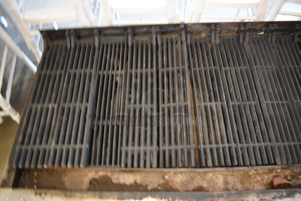 Wolf ACB60N Stainless Steel Commercial Countertop Natural Gas Powered Charbroiler Grill. 61x41x15 - Image 6 of 7