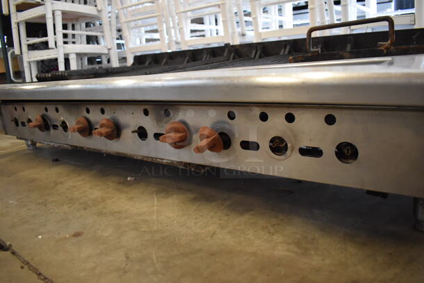 Wolf ACB60N Stainless Steel Commercial Countertop Natural Gas Powered Charbroiler Grill. 61x41x15 - Image 7 of 7