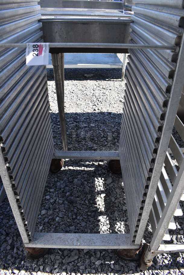 Metal Commercial Pan Transport Rack on Commercial Casters. 20.5x26.5x70 - Image 4 of 4