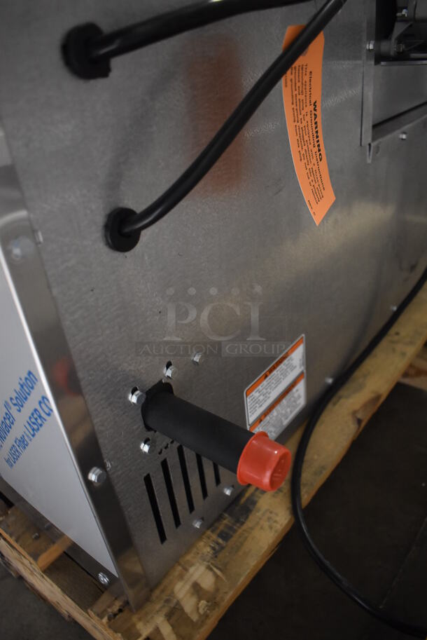 BRAND NEW SCRATCH AND DENT! LATE MODEL! Vulcan VC4GD-11D150K ENERGY STAR Stainless Steel Commercial Natural Gas Powered Powered Full Size Convection Oven w/ View Through Doors, Metal Oven Racks and Thermostatic Controls. 40x31x31. Tested and Working! - Image 8 of 8
