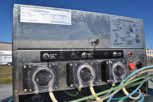 Termac Stainless Steel Commercial Straight Pass Through Dishwasher. 115/230 Volts. 30x30x71 - Image 5 of 10