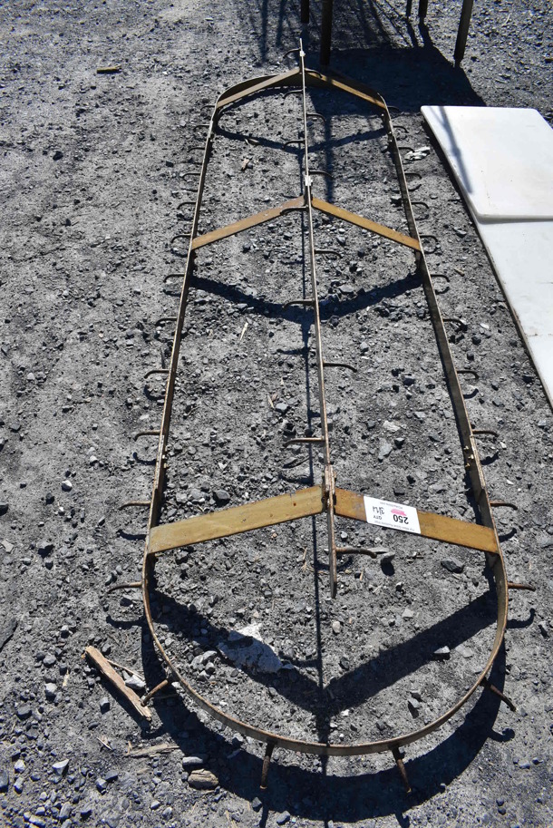 Metal Pot Rack. 100x30x10 - Image 4 of 4