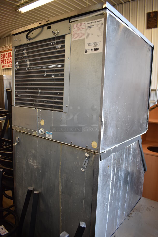Hoshizaki KML-700MAJ Stainless Steel Commercial Ice Head on Commercial Bin. 115 Volts, 1 Phase. 30x34x76 - Image 6 of 6