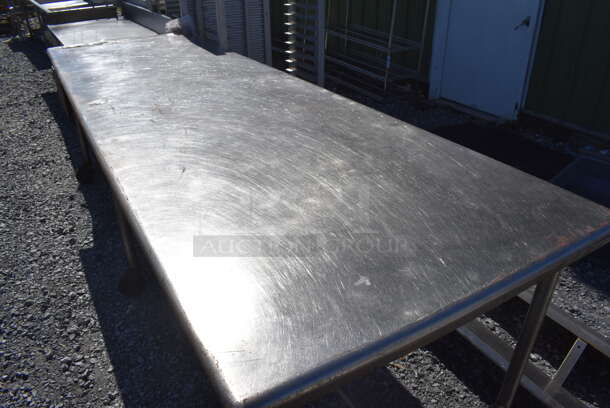 Stainless Steel Table on Commercial Casters. 120x36x36 - Image 3 of 4