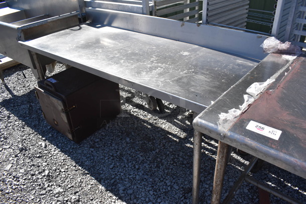 Stainless Steel Table w/ Back Splash. 72x30x39 - Image 3 of 3