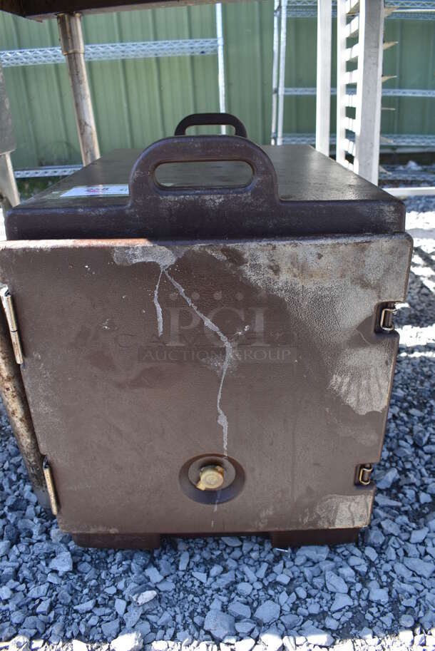 Cambro 300MPC Brown Poly Insulated Food Carrying Case. 17x25x24 - Image 1 of 5