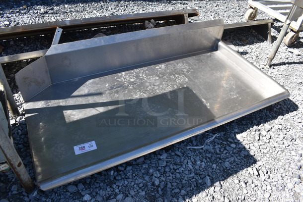 Stainless Steel Right Side Clean Side Dishwasher Table. 60x30x11 - Image 4 of 6