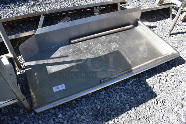 Stainless Steel Right Side Clean Side Dishwasher Table. 60x30x11 - Image 1 of 6