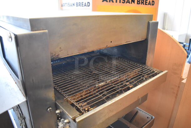 Star Holman QT14 Stainless Steel Commercial Countertop Electric Powered Conveyor Pizza Oven. Goes GREAT w/ Lot 51! 208 Volts, 1 Phase. 60x27x20 - Image 2 of 7