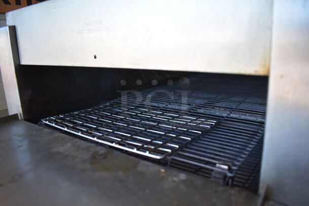 Star Holman QT14 Stainless Steel Commercial Countertop Electric Powered Conveyor Pizza Oven. Goes GREAT w/ Lot 51! 208 Volts, 1 Phase. 60x27x20 - Image 6 of 7