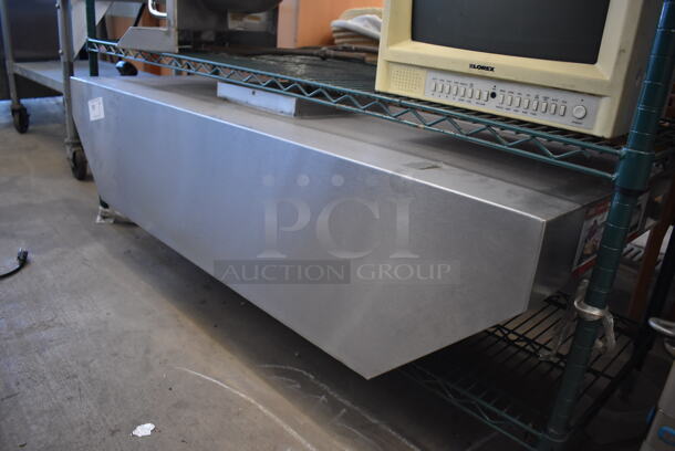 Stainless Steel Commercial Hood for Pizza Oven. Goes GREAT w/ Lot 50! 54x21x14 - Image 4 of 4
